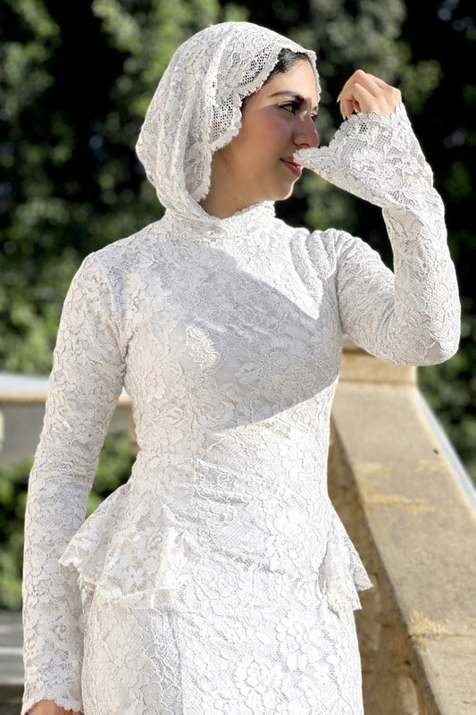 Bridal mermaid dress