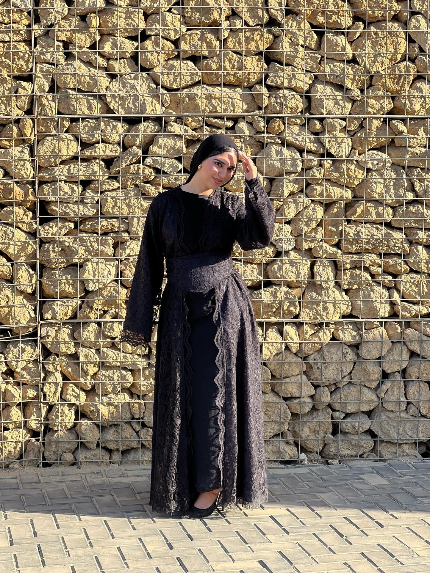 قفطان حبيبة_اسود